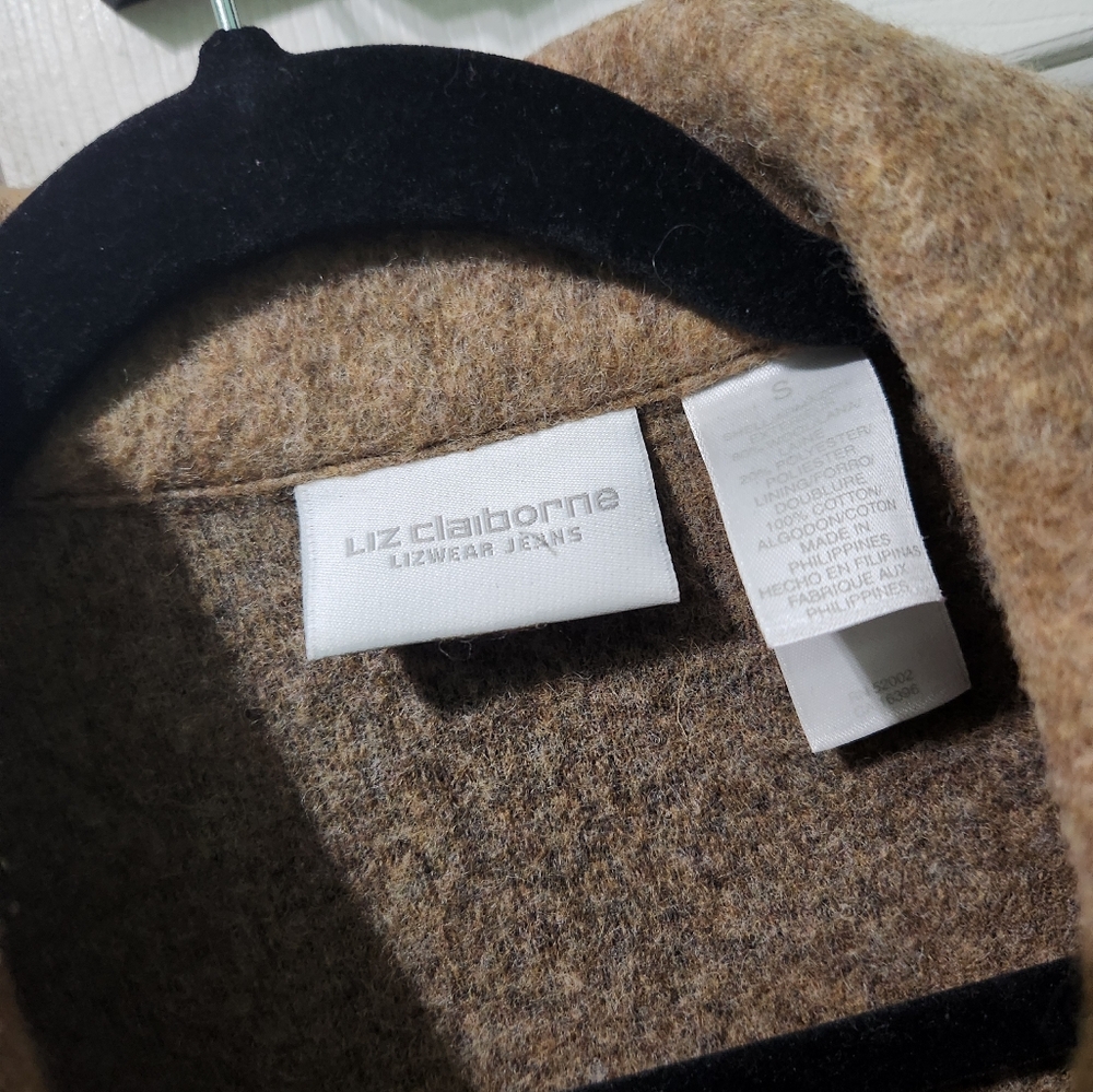 Liz Claibourne Wool Embroidered Jacket - Picture 14 of 14
